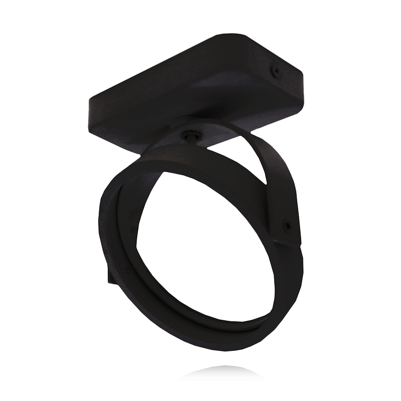 LED AR111 Opbouwarmatuur | Zwart | Enkel | exclusief AR111 spot - Outledtl.nl